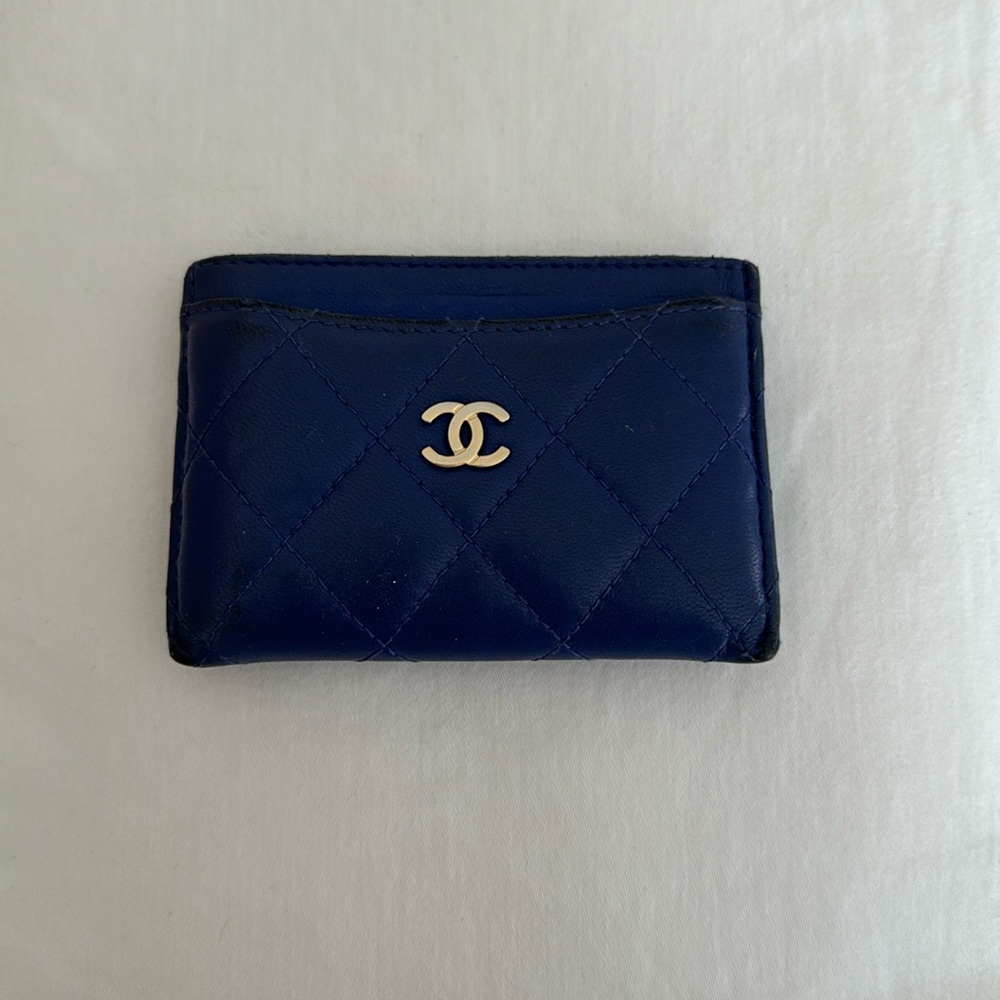 Chanel card holder wallet